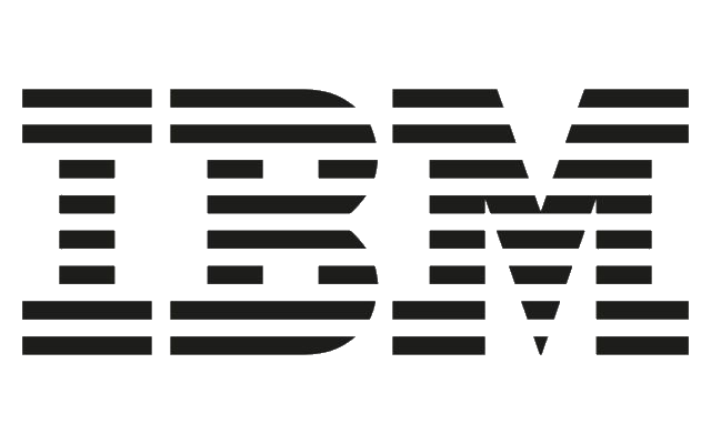 IBM logo black transparent
